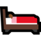 Person in Bed - Medium Black emoji on Microsoft